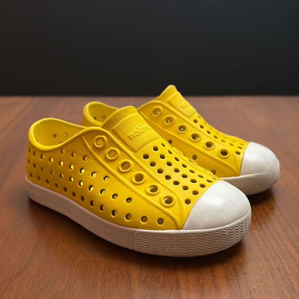 Native Shoes Kids Bright Yellow Slip-On Sneakers